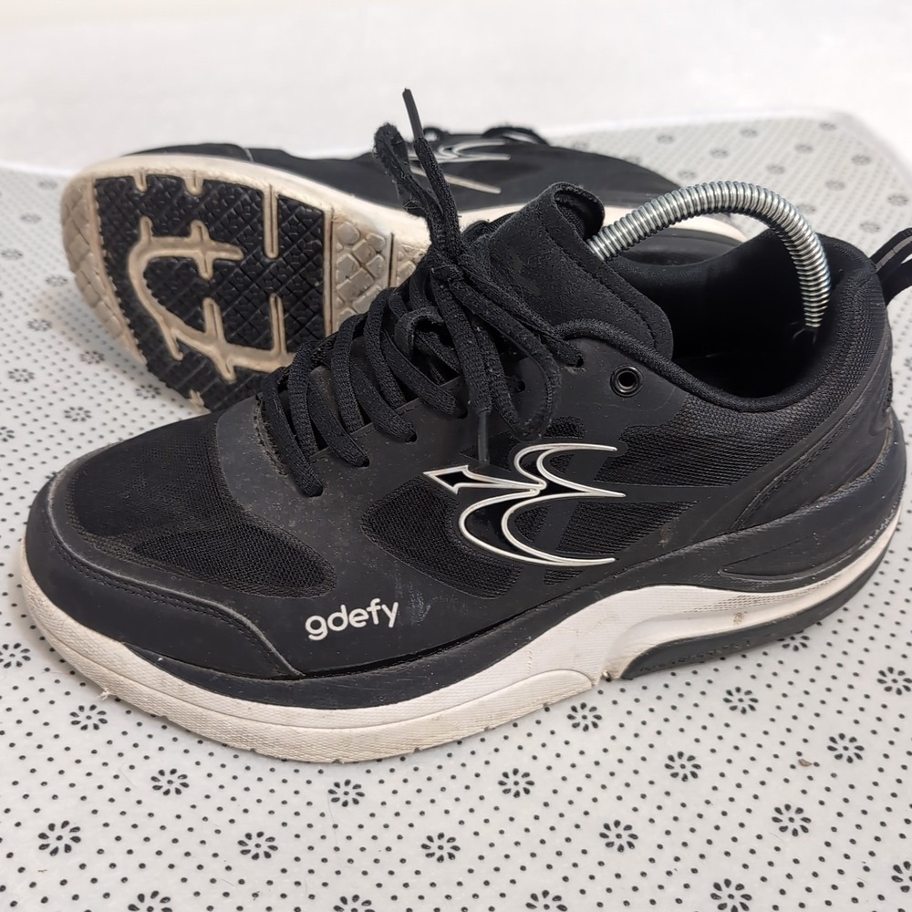 Gdefy Gravity Defyer Mighty Walk Womens Shoes Size 9 Black TB9022mbb